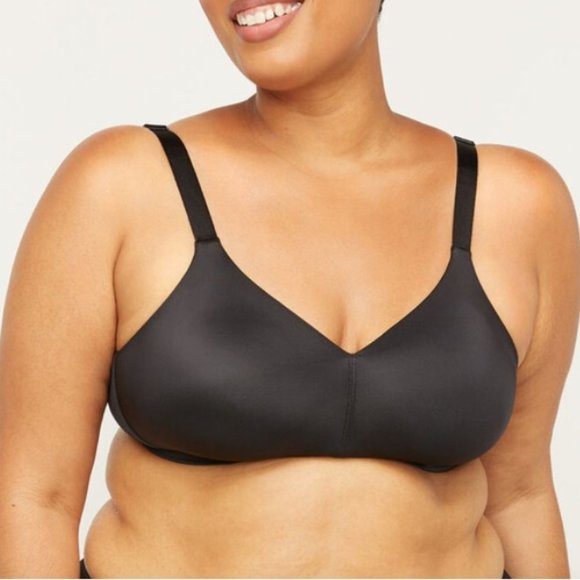 38D Size Catherines Black No Wire Back Smoother Smoothing Bra NEW - Picture 1 of 4